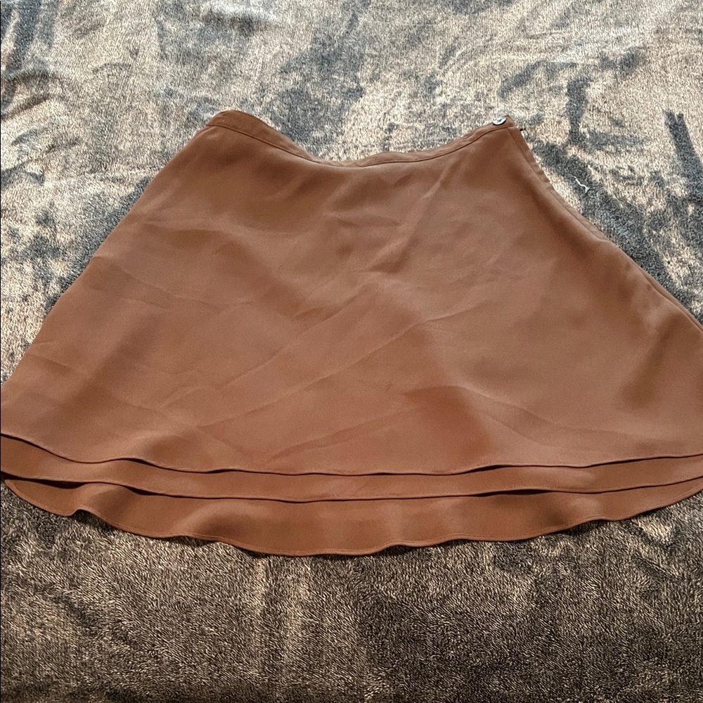 J. Crew Chocolate Mini Skirt